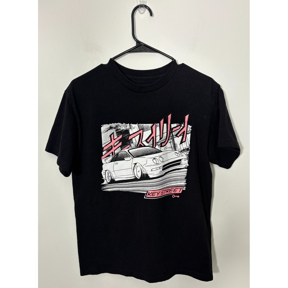 Key Street Men's Size Medium Graphic T-Shirt Cotton Car Streetwear